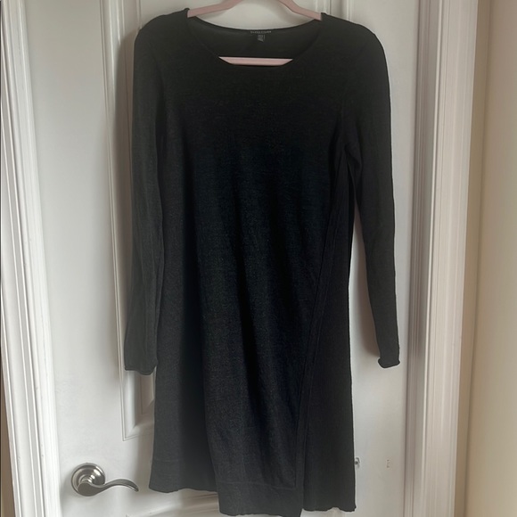 Eileen Fisher Classic Long Sleeve Dress - Picture 1 of 4